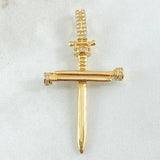 Pendant Nail Cross 4.2gr / 4.7cm / 18K Gold