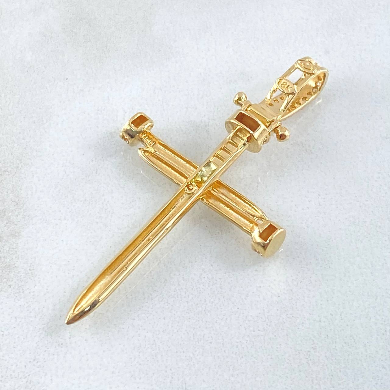 Pendant Nail Cross 4.2gr / 4.7cm / 18K Gold