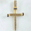 Nail Cross Pendant 4.15gr / 1 3/4 in / Yellow Gold 18K