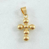 Pendant Consecutive Sphere Cross 0.85gr / 2.4cm / 18K Gold