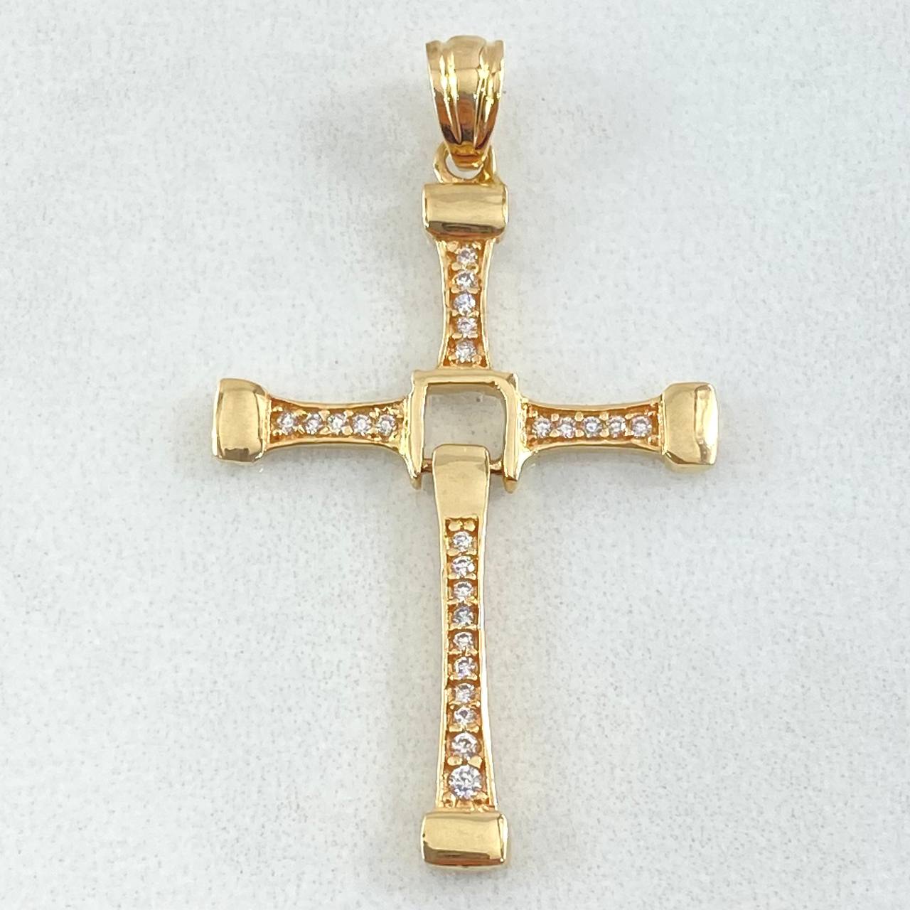Pendant Mobile Cross 2.35gr / 1.5in / 18K Gold