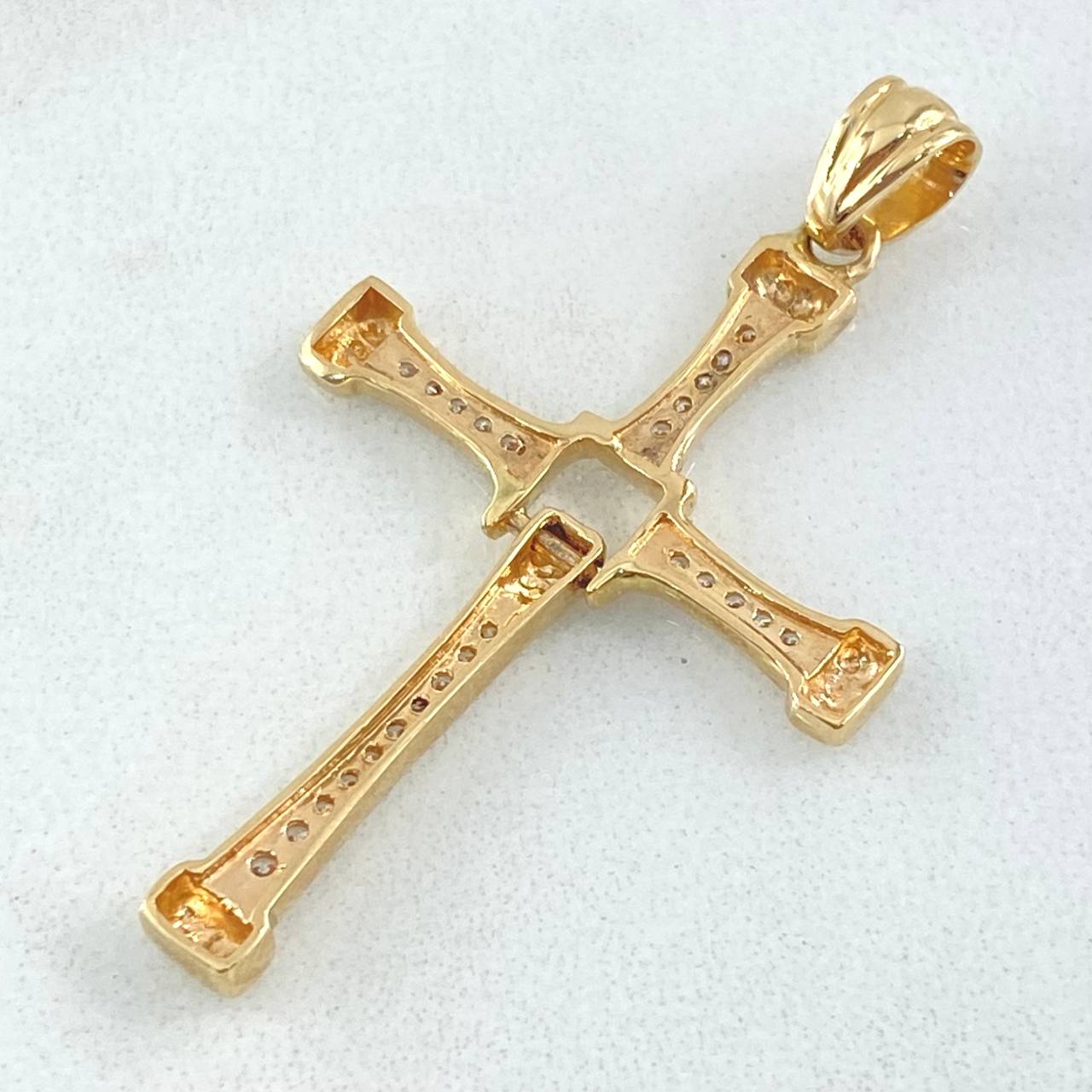Pendant Mobile Cross 2.35gr / 1.5in / 18K Gold