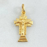 Pendant Lord of Miracles Cross 2.45gr / 2.7cm (1.1in) / 18K Gold