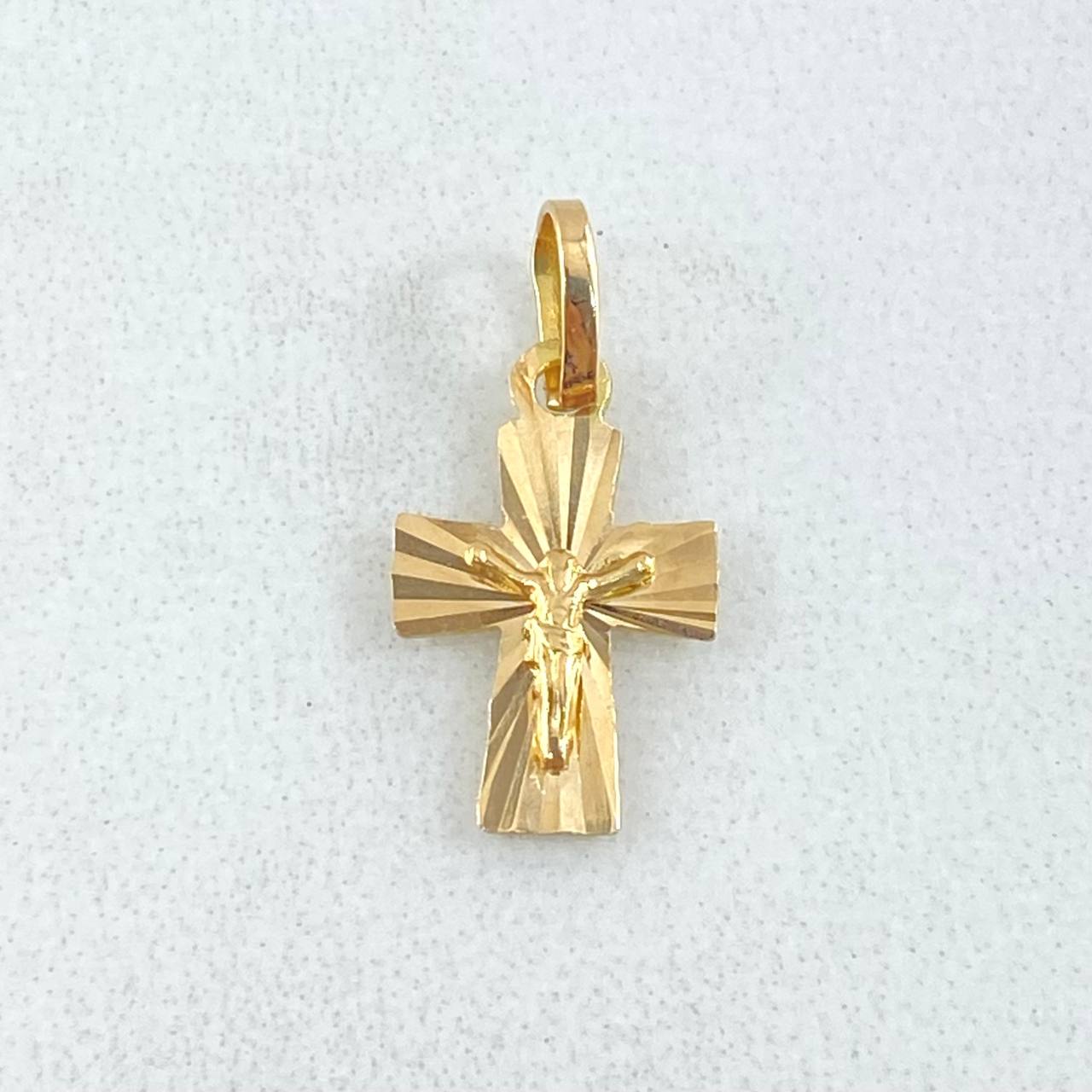 Christ Cross Pendant 0.4gr / 1.6cm - 18K Gold *