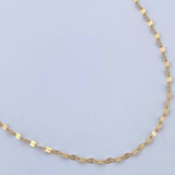 Chain Flower Mirror 1.7gr / 50.3cm / 2.2mm Yellow Gold +3 18K &