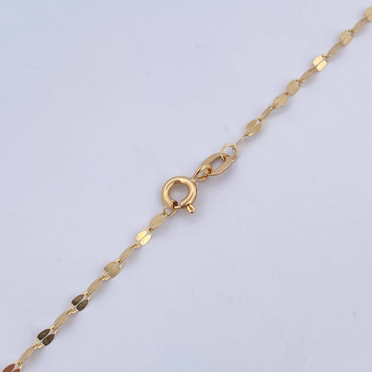 Chain Flower Mirror 1.7gr / 50.3cm / 2.2mm Yellow Gold +3 18K &