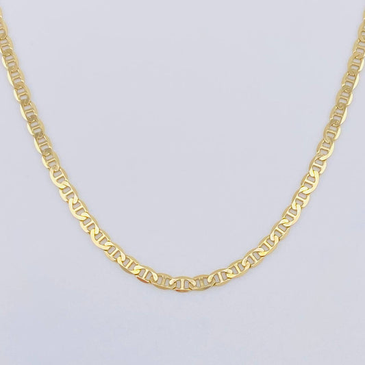 Flat Anchor Chain 4.4 g / 18 1/4 in / 2.5 mm Yellow Gold 18K