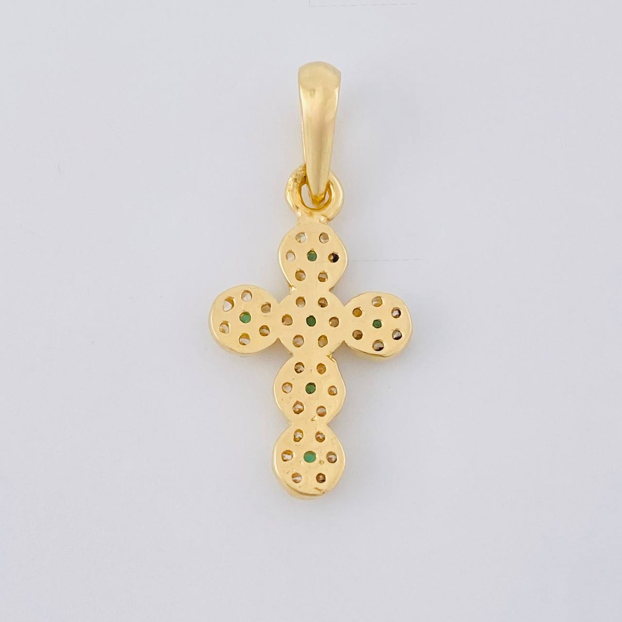 Pendant Dense Cross 1.8 g / 1 in Yellow Gold 18K