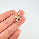 Pendant Dense Cross 1.8 g / 1 in Yellow Gold 18K