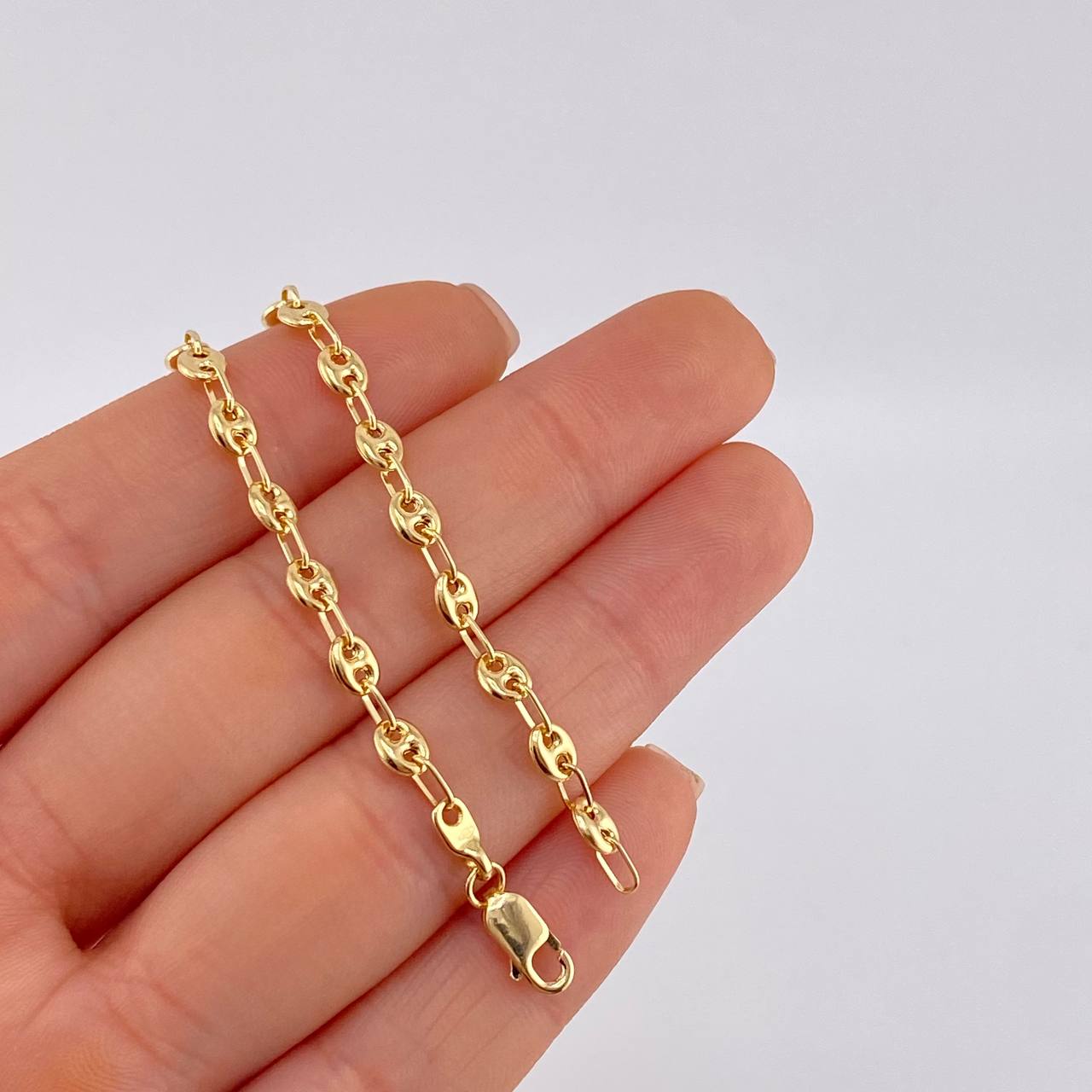 Bracelet Gc 3.65 g / 7 1/4 in / 4 mm Yellow Gold 18K