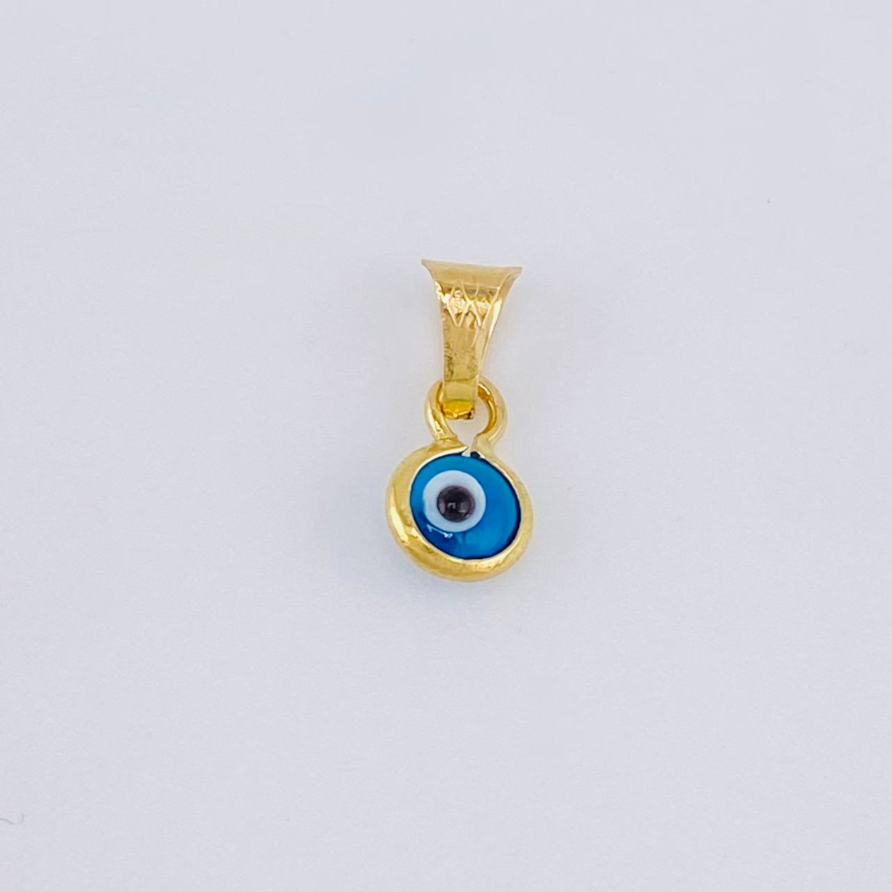 Pendant Turkish Eye 0.25 g / 1/2 in 18K