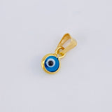 Turkish Eye Pendant 0.3 g / 1/2 in 18K