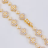 Clover Chain Starry 35.95 g / 18 in / 9.9 mm Yellow Gold 18K
