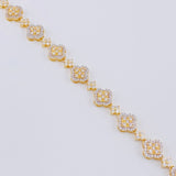 Clover Chain Starry 35.95 g / 18 in / 9.9 mm Yellow Gold 18K