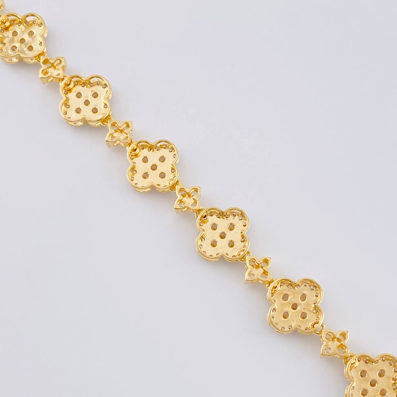 Clover Chain Starry 35.95 g / 18 in / 9.9 mm Yellow Gold 18K