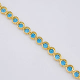 Pulso Tenis Esférerico 8.75 g / 7 in / 4.2 mm Oro Amarillo 18K