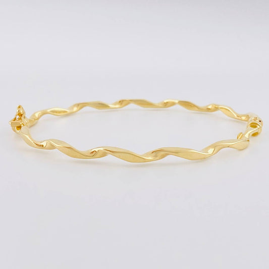 Pulso Aro Entorchada 3.2 g / 7 1/2 in / 3 mm Oro Amarillo 18K