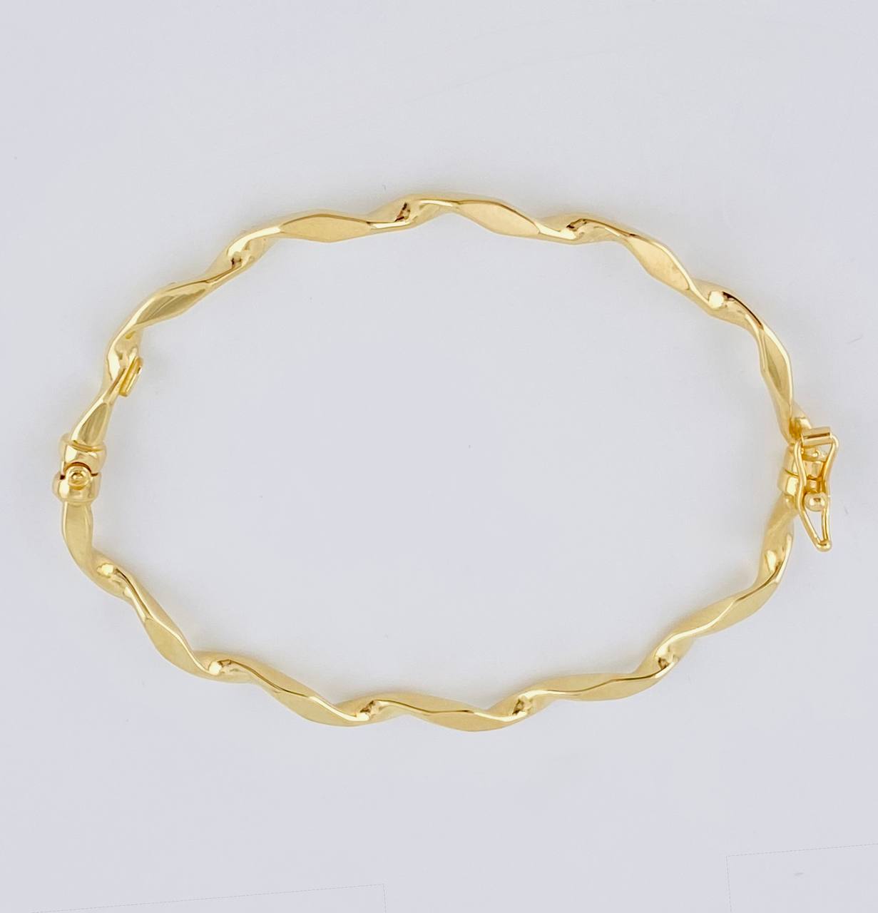 Pulso Aro Entorchada 3.2 g / 7 1/2 in / 3 mm Oro Amarillo 18K