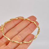 Pulso Aro Entorchado 3.2 g / 7 1/2 in / 2.8 mm Oro Amarillo 18K