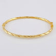 Bracelet Spiral Hoop 4 g / 7 1/2 in / 3 mm 18K Yellow Gold