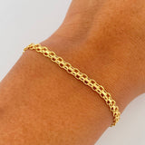 Bismark Bracelet 2.5gr / 20.1cm / 3mm Yellow Gold +1 18K &