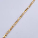 Pulso Figaro 1.75gr / 19cm / 2.3mm Oro Amarillo +1 18K &