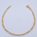 Pulso Figaro 1.75gr / 19cm / 2.3mm Oro Amarillo +1 18K &