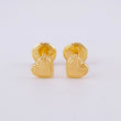 Topos Corazón Diamantado 0.5g / in / 5.15mm Oro Amarillo 18K