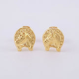 Topos Herradura Caballo 0.6g / in / 7.4mm Oro Amarillo 18K