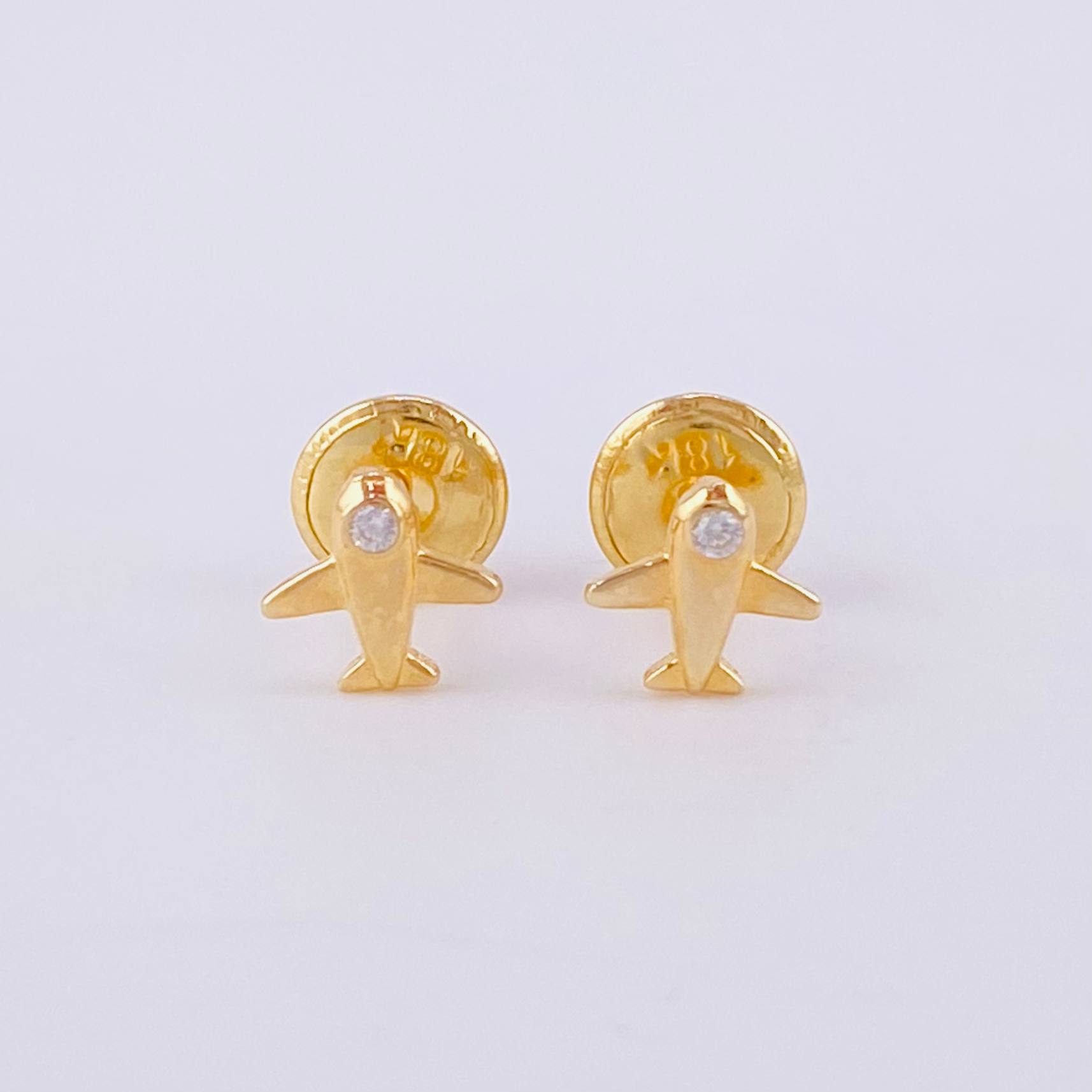 Topos Avión 0.55g / in / 5.7mm Oro Amarillo 18K