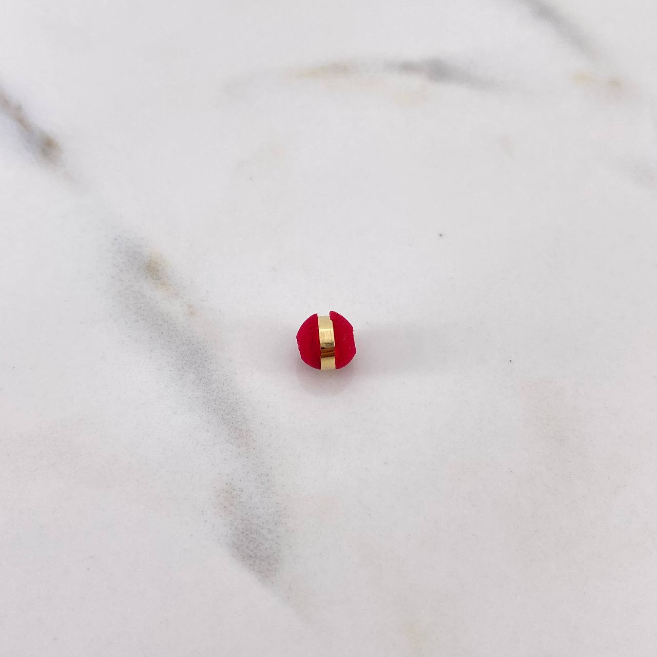 Bead Neoro 1 Raya 0.06gr / 6mm Red Yellow Gold 18K &