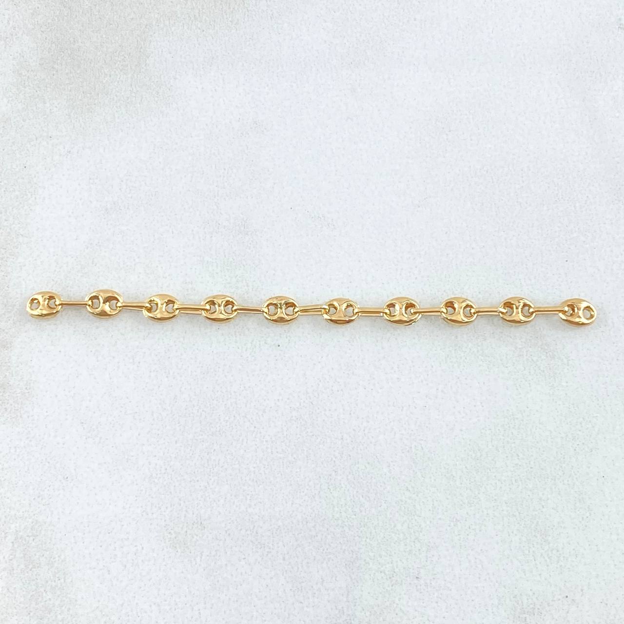 Charm GC 0.6gr / 3.2mm Ten Links Yellow Gold 18K *