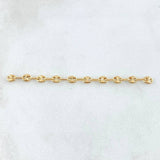 Charm GC 0.6gr / 3.2mm Ten Links Yellow Gold 18K *