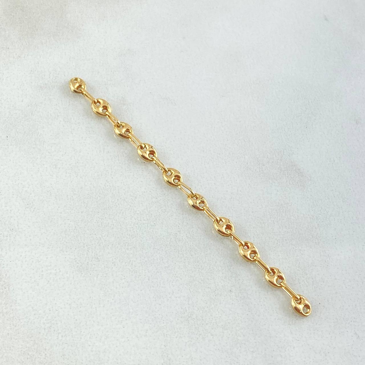 Charm GC 0.6gr / 3.2mm Ten Links Yellow Gold 18K *