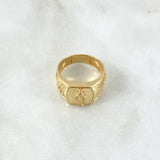 Miraculous Virgin Ring Seal Camandula 4.3gr / T7 / 18K Yellow Gold
