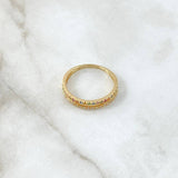 Double Rail Churumbela Ring 2.05gr / T6 1/2 / Multicolor Yellow Gold 18K ©