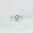 Anillo Zig - Zag 0.95gr / T7 / Oro Blanco 18K *