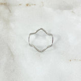 Zig - Zag Ring 0.9gr / T5 1/4 / 18K White Gold *