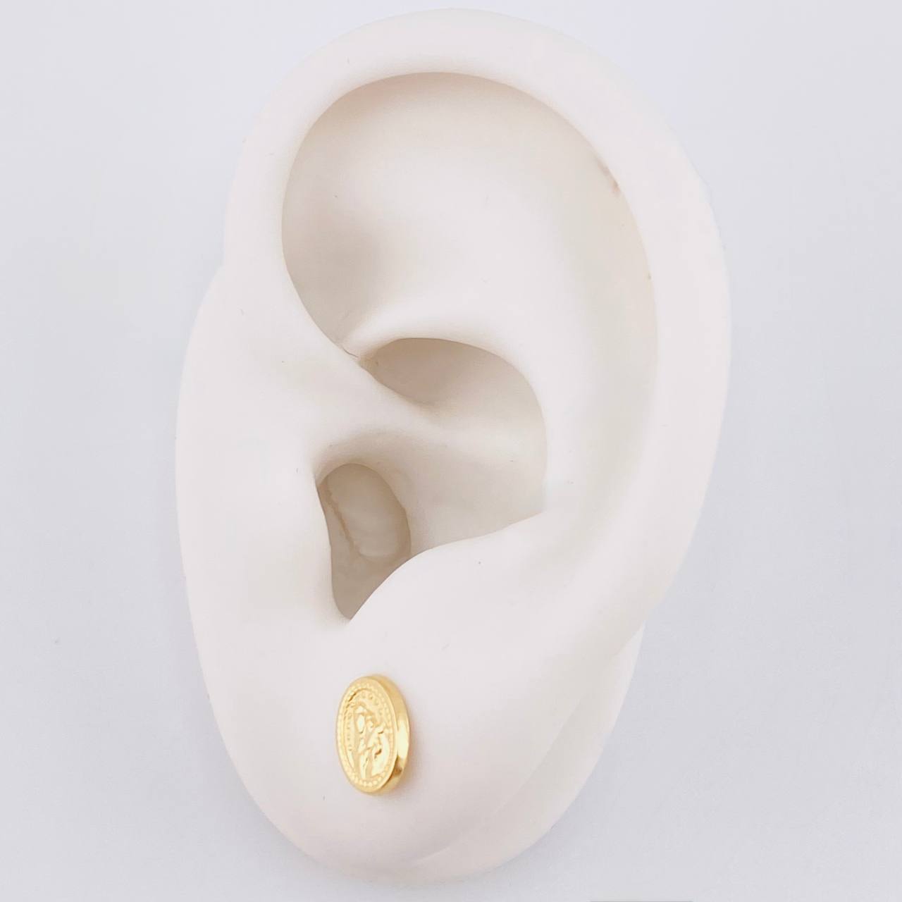 Topos Virgen del Carmen 0.7g / in / 8.2mm Oro Amarillo 18K