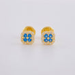 Topos Trebol Tupido 0.85g / in / 5.7mm Oro Amarillo 18K