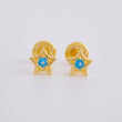 Topos Estrella Tupida 0.7g / in / 5.8mm Oro Amarillo 18K