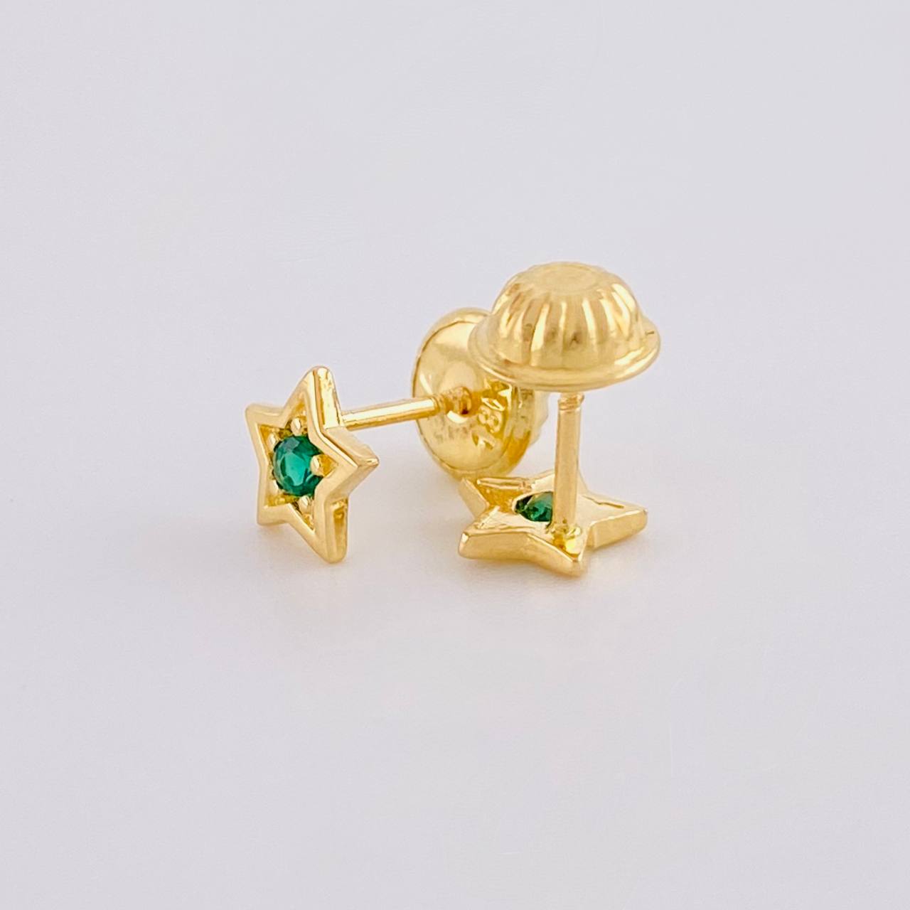 Topos Estrella Tupida 0.7g / in / 5.8mm Oro Amarillo 18K