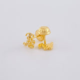 Topos Fe Tupida 0.7g / in / 6.4mm Oro Amarillo 18K