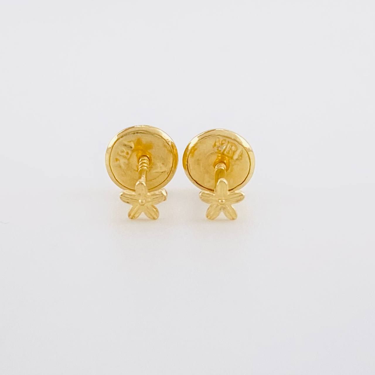 Topos Flor Anis 0.4g / in / 3.3mm Oro Amarillo 18K
