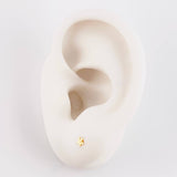 Topos Flor Anis 0.4g / in / 3.3mm Oro Amarillo 18K