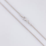 Cadena Franco 6.6g / 24 in / 1.4mm Oro Blanco 18K