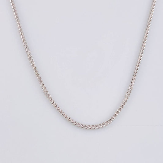 Cadena Franco 6.6g / 24 in / 1.4mm Oro Blanco 18K