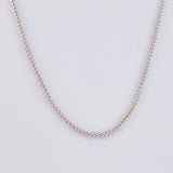 Cadena Franco 6.6g / 24 in / 1.4mm Oro Blanco 18K