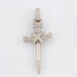 Dije Cruz Clavo 5.4g / 1 3/4 in Oro Blanco 18K