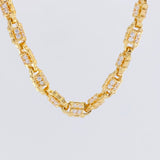 Cadena Rustica Boya 130g / 28 in / 7.5mm Oro Amarillo 18K